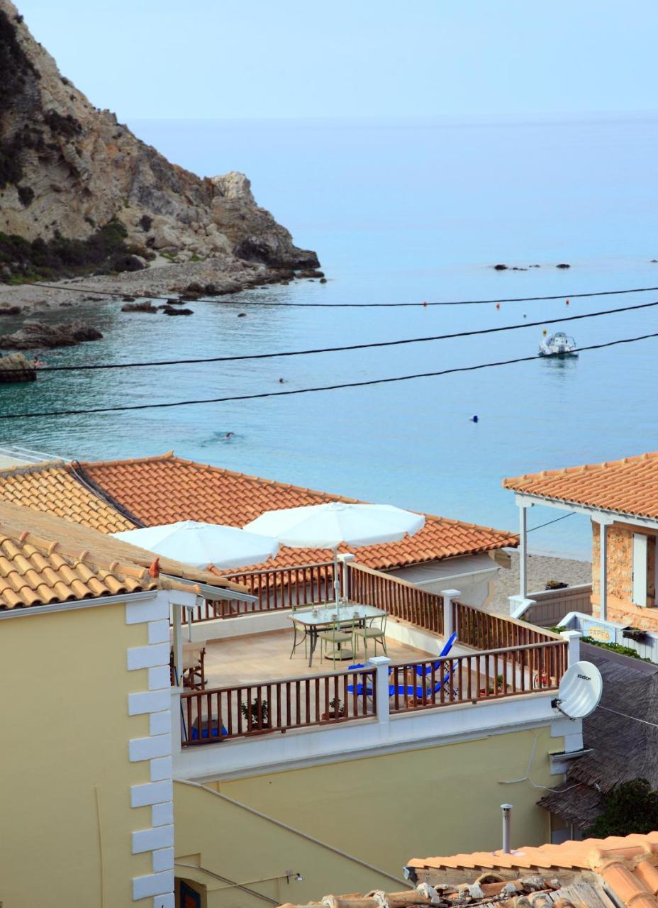 Lagadi Luxury Sea Side Daire Áyios Nikítas Dış mekan fotoğraf