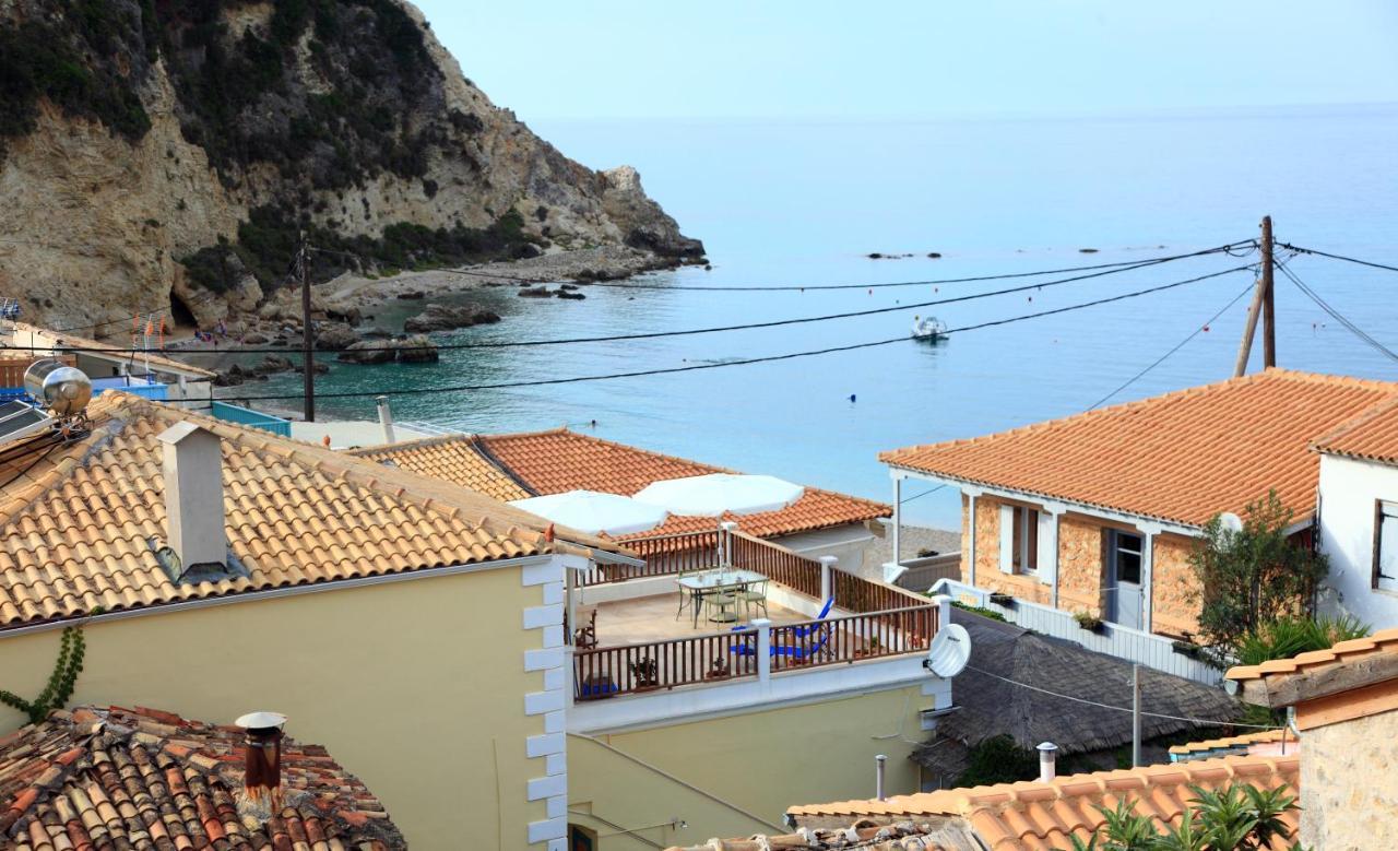 Lagadi Luxury Sea Side Daire Áyios Nikítas Dış mekan fotoğraf